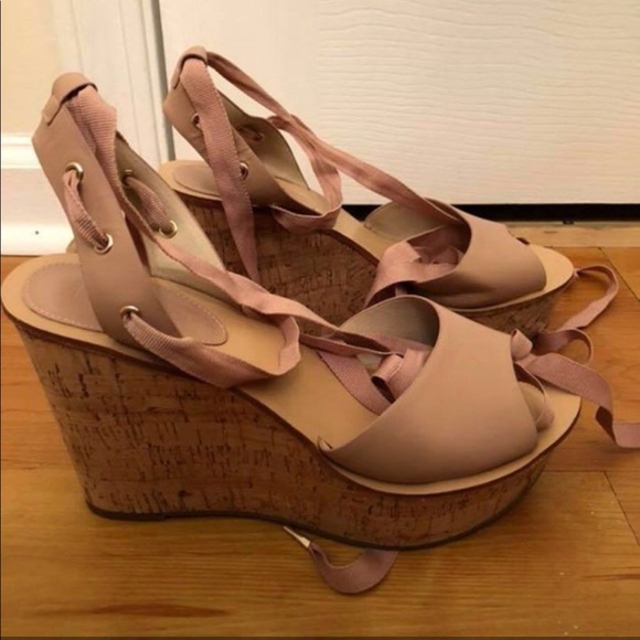 Top Shop Wise Wedge Strappy Sandals - Picture 3 of 4